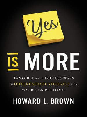 cover image of Yes Is More
